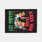 Have You Tried Icings It Gingerbread Nurse Christm Fleece Deken (Voorkant (Horizontaal))