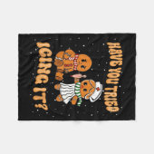 Have You Tried Icings It Gingerbread Nurse Christm Fleece Deken (Voorkant (Horizontaal))