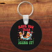 Have You Tried Icings It Gingerbread Nurse Christm Sleutelhanger (Voorkant)
