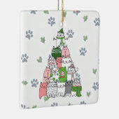 Have yourself a Furry Little Christmas! Keramisch Ornament (Rechts)