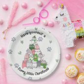 Have yourself a Furry Little Christmas! Papieren Bordje (Feest)