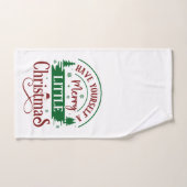 Have Yourself A Merry Little Christmas White Bad Handdoek (Handdoek)