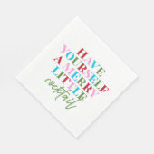 Have Yourself A Merry Little Cocktail Bachelorette Servet (Hoek)