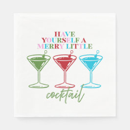 Have Yourself A Merry Little Cocktail Bachelorette Servet
