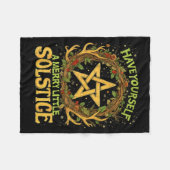 Have Yourself A Merry Little Solstice Quote  Fleece Deken (Voorkant (Horizontaal))