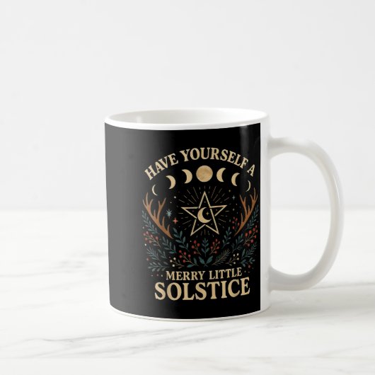Have Yourself A Merry Little Solstice Witchcore  Koffiemok (Rechts)