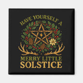 Have Yourself A Merry Little Solstice Witchcore  Magneet (Voorkant)