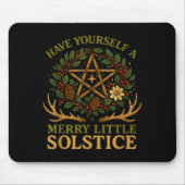 Have Yourself A Merry Little Solstice Witchcore  Muismat (Voorkant)