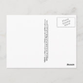 Havel Arrives in America Briefkaart (Achterkant)