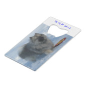 Havel: "Heb er een op mij!" Creditcardflesopening Creditkaart Flessenopener (Voorkant Gekanteld)