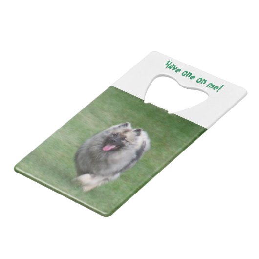 Havel: "Heb er een op mij!" Creditcardflesopening Creditkaart Flessenopener (Achterkant Gekanteld)