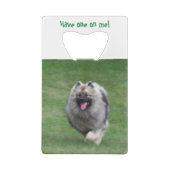 Havel: "Heb er een op mij!" Creditcardflesopening Creditkaart Flessenopener (Achterkant)