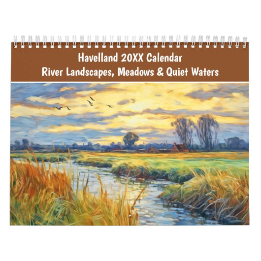 Havelland 2026 Calendar – River Landscapes, Meadow Kalender (Hoes)