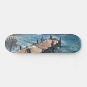 Haven aan zee skateboard (Horizontaal)