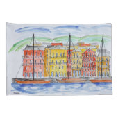 Haven, Bastia | Corsica, Frankrijk Kussensloop (Achterkant-Rechts)