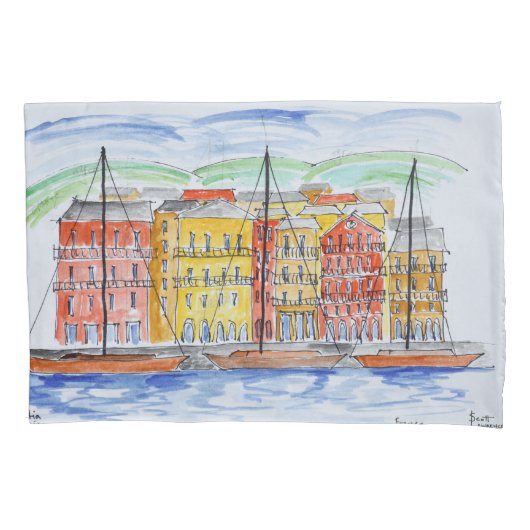 Haven, Bastia | Corsica, Frankrijk Kussensloop (Voorkant-Links)