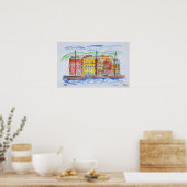 Haven, Bastia | Corsica, Frankrijk Poster (Keuken)