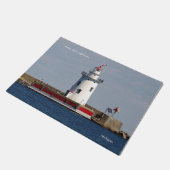 Haven Beach Lighthouse deurmat (Schuin)