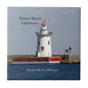 Haven Beach Lighthouse-tegel Tegeltje