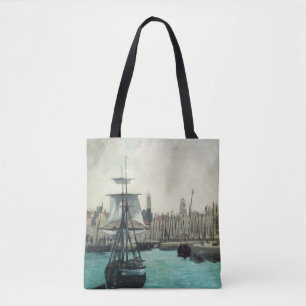 Haven bij Calais door Manet, Vintage Impressionism Tote Bag