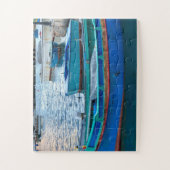 Haven Blauwe Schuit, Middellandse Zeekust Legpuzzel (Verticaal)
