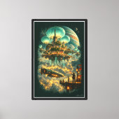 Haven Boven de Storm Canvas Afdruk (Voorkant)