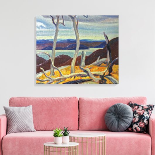 Haven Coldwell Bay | Franklin Carmichael | Canvas Afdruk (Insitu (Woonkamer))