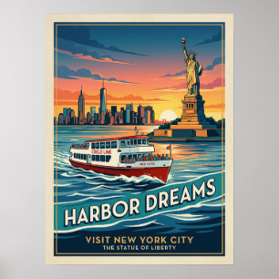 Haven Dromen Circle Line Poster