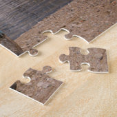 Haven- en havengebied met Griekse vissersboten Legpuzzel (Zijkant)