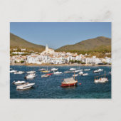 Haven en stad Cadaqués in Spanje Briefkaart (Voorkant)