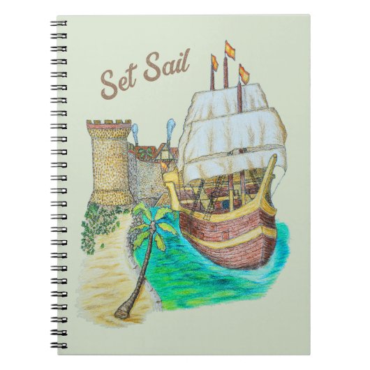 Haven Galleon Notitieboek (Voorkant)