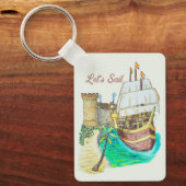 Haven Galleon Sleutelhanger (Voorkant)
