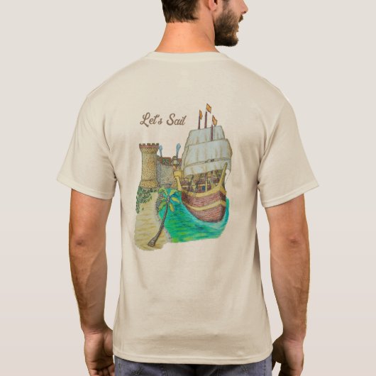 Haven Galleon T-shirt (Achterkant)