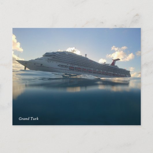 Haven Grand Turk Briefkaart (Voorkant)
