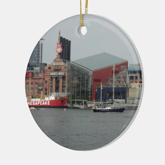 Haven in Baltimore Keramisch Ornament (Links)