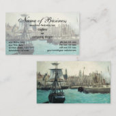 Haven in Calais door Edouard Manet Visitekaartje (Voorkant / Achterkant)