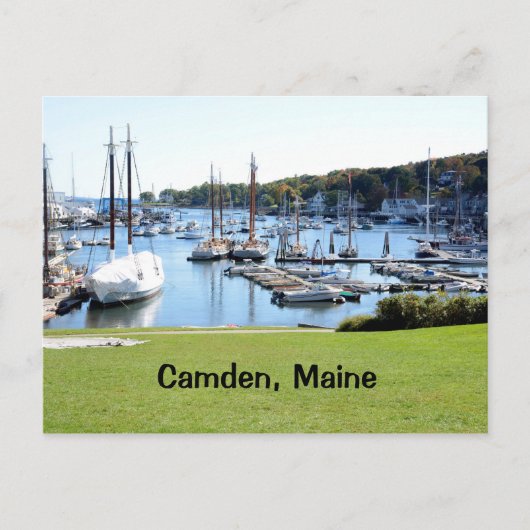 haven in Camden, Maine Briefkaart (Voorkant)