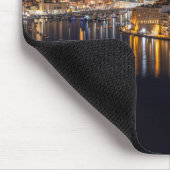 Haven in Malta 's nachts verlicht Muismat (Hoek)