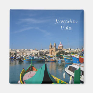 Haven in Marsaxlokk Magneet