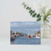 Haven in Warnemuende (Duitsland) Briefkaart (Staand voorkant)