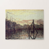 Haven in Zaandam Monet Fine Art Legpuzzel (Horizontaal)