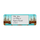  haven Italië 1800s Etiket (Voorkant)