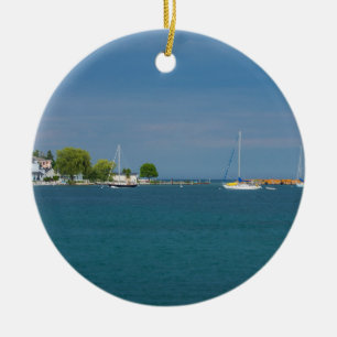 Haven Mackinac Island Keramisch Ornament