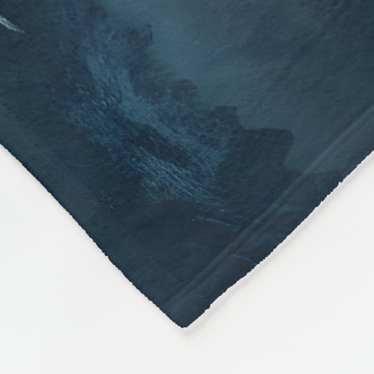 Haven Mountain Lakeside Horizon Landschap Fleece Deken (Hoek)