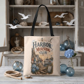 Haven Ochtendclub Kustvuurtoren Tote Bag