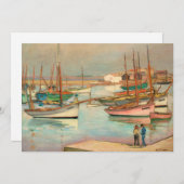 Haven op het eiland Yeu | Henri Lebasque (Voorkant / Achterkant)