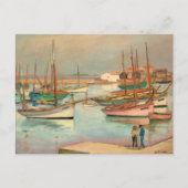 Haven op het eiland Yeu | Henri Lebasque Briefkaart (Voorkant)