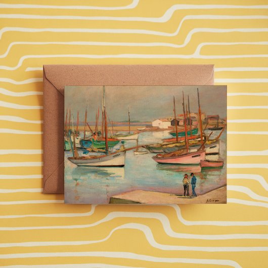 Haven op het eiland Yeu | Henri Lebasque Kaart