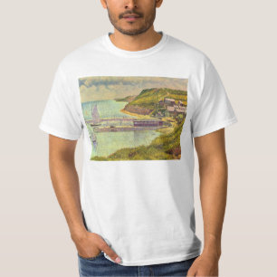 Haven Port-en-Bessin hoogwater door Georges Seurat T-shirt