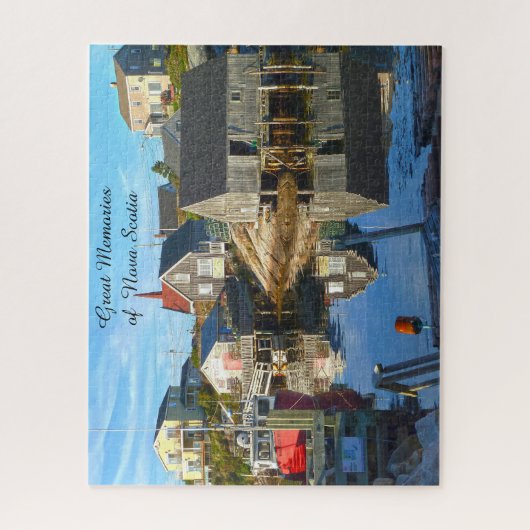 Haven Setting Nova Scotia. Legpuzzel (Verticaal)